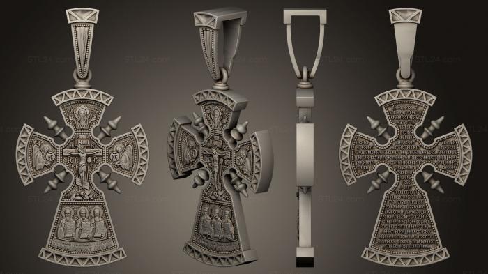 Jewelry (Cross 016, JVLR_0104) 3D models for cnc